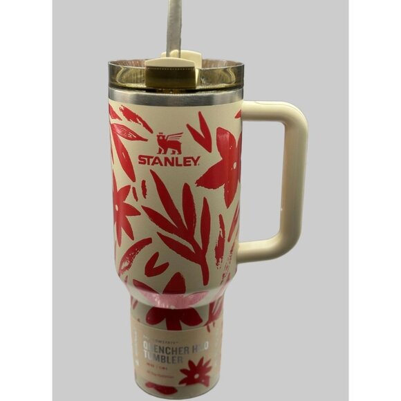 Stanley 40oz Resort Floral Tumbler Quencher H2.0 Limited Edition New Authentic - Picture 2 of 10